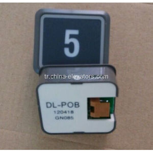Hitachi Asansörler DL-POB için Ultrathin Basmalı Düğme